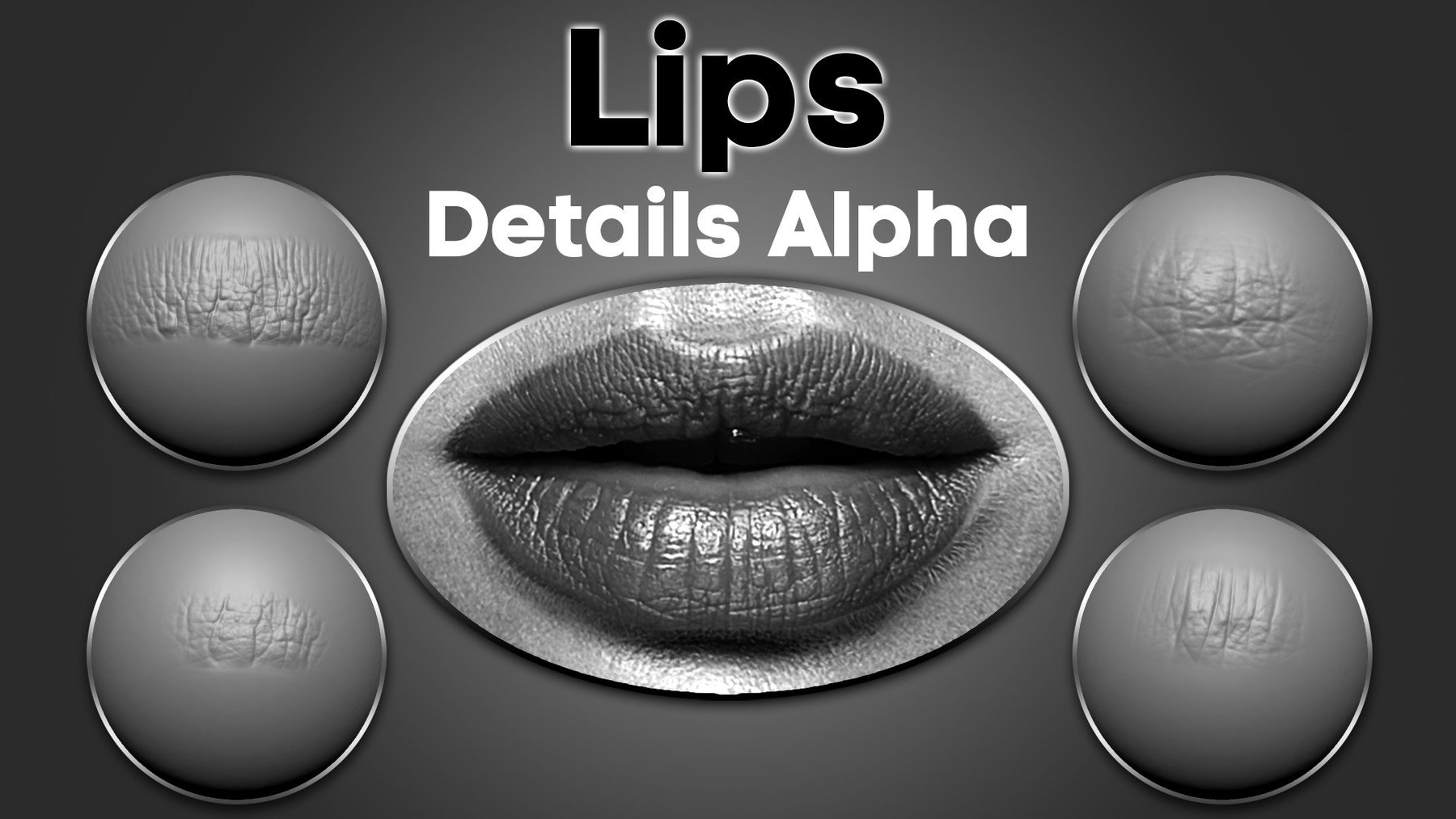 free lip alpha brushes zbrush