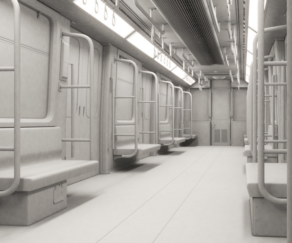 ArtStation - Metro Train | Resources