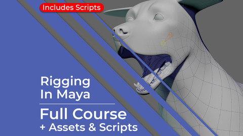 Rigging In Maya: Quadruped - Full Course + Scripts