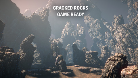 Cracked rocks