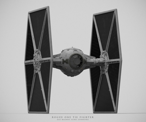 rogue 1 tie fighter
