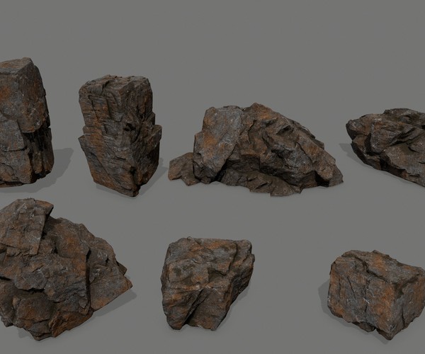 ArtStation - rock set | Game Assets