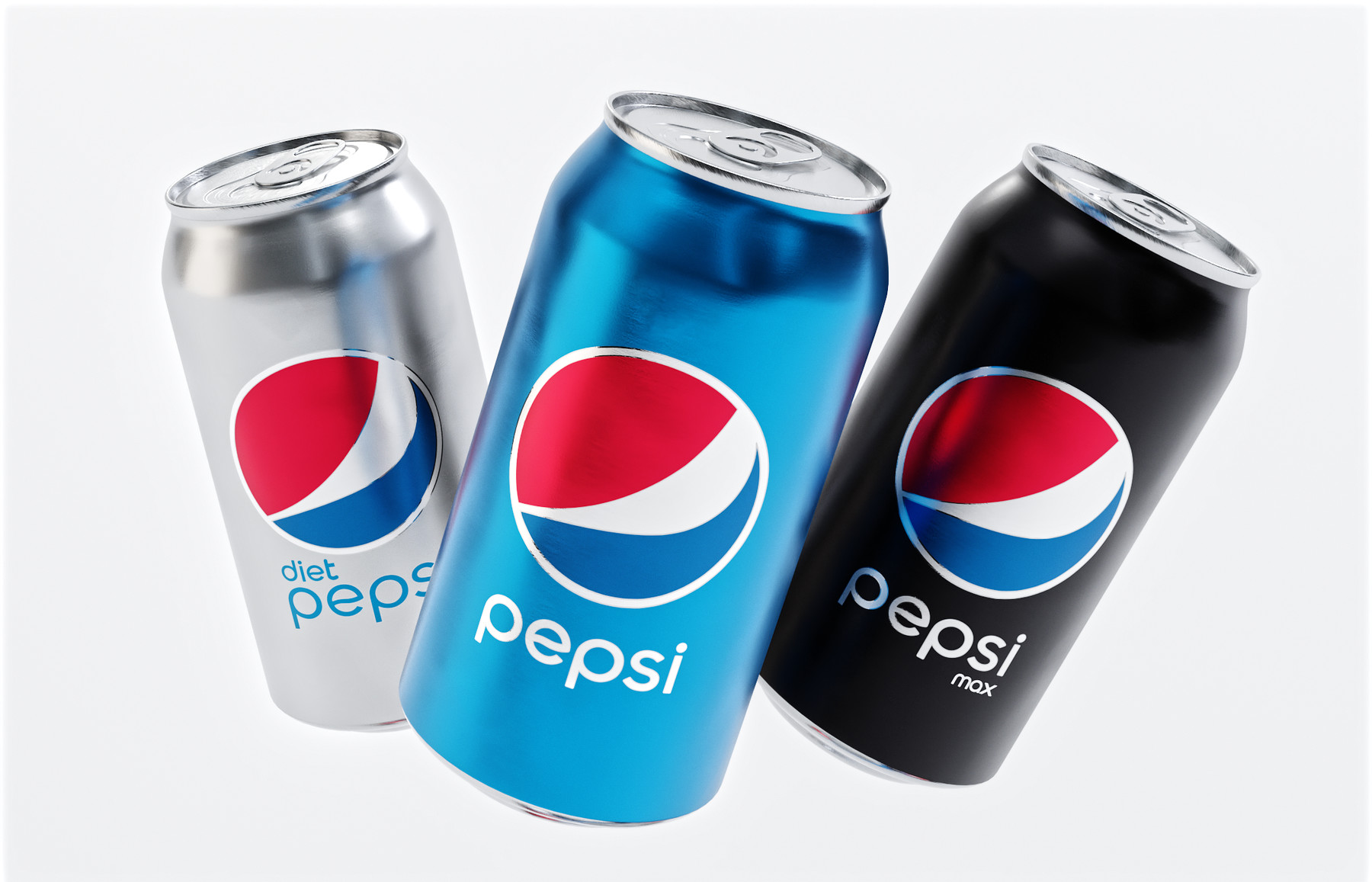 3D model Pepsi Max Can VR / AR / low-poly