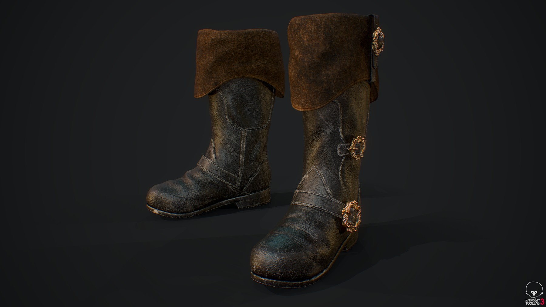 ArtStation - Pirate boots | Game Assets