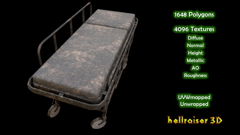 Gurney - PBR - Old Textured