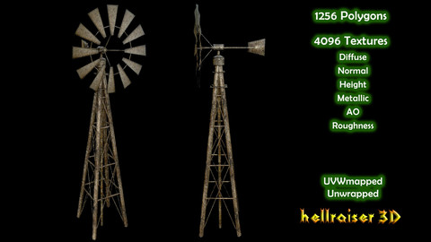 Windmill - PBR - Textured