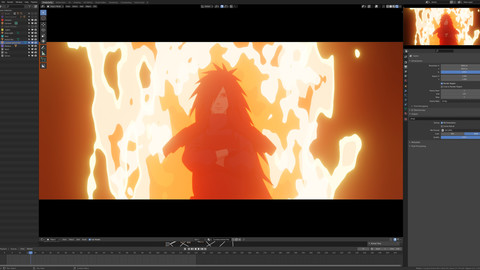 Blender Anime Fire Pack 4K