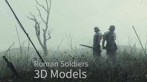 Roman Soldiers 3D Models