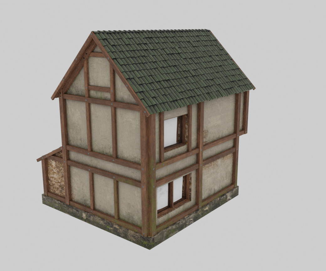 ArtStation - Medieval house | Game Assets