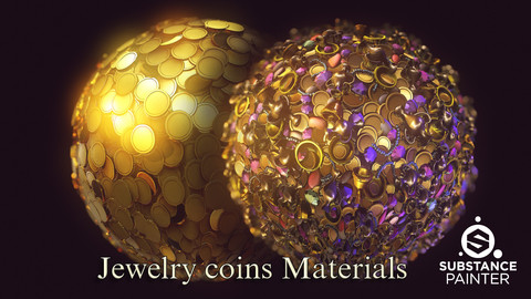 Jewelry coins Materials