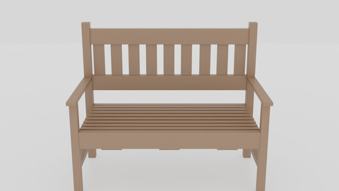 Terrace Wooden Bench
