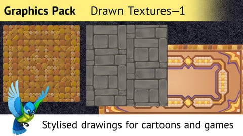 Graphics Pack—Drawn Textures for Cartoons and Games