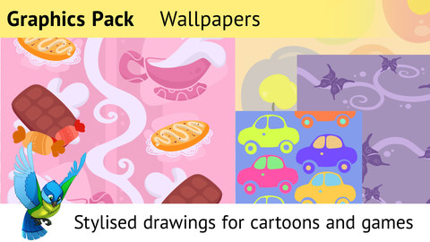 Graphics Pack—Drawn Wallpapers