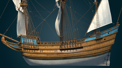 Galleon Half Moon 1609