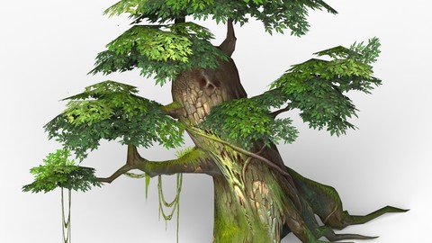 Game Ready Fantasy Tree 02