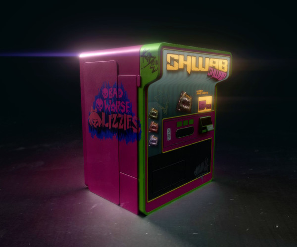 ArtStation Cyberpunk 2077 Shwab Vending Machine Resources