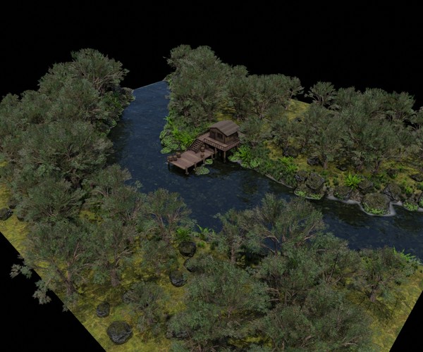ArtStation - River Scene | Game Assets
