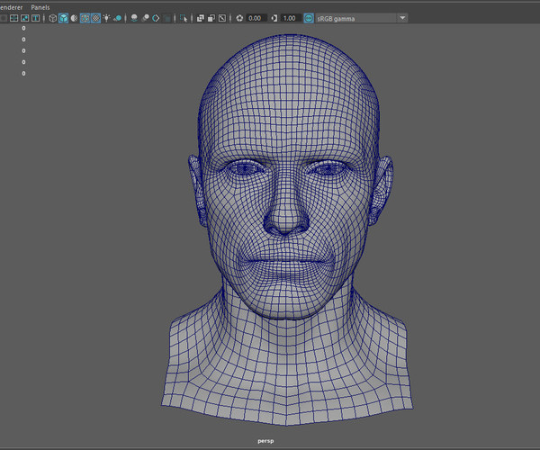 ArtStation - Male head. Game ready. | Game Assets