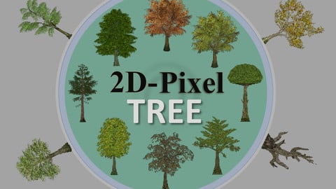 MindEst - 2D Pixel Tree Asset Pack