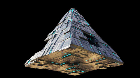 Spaceship Pyramid sci fi