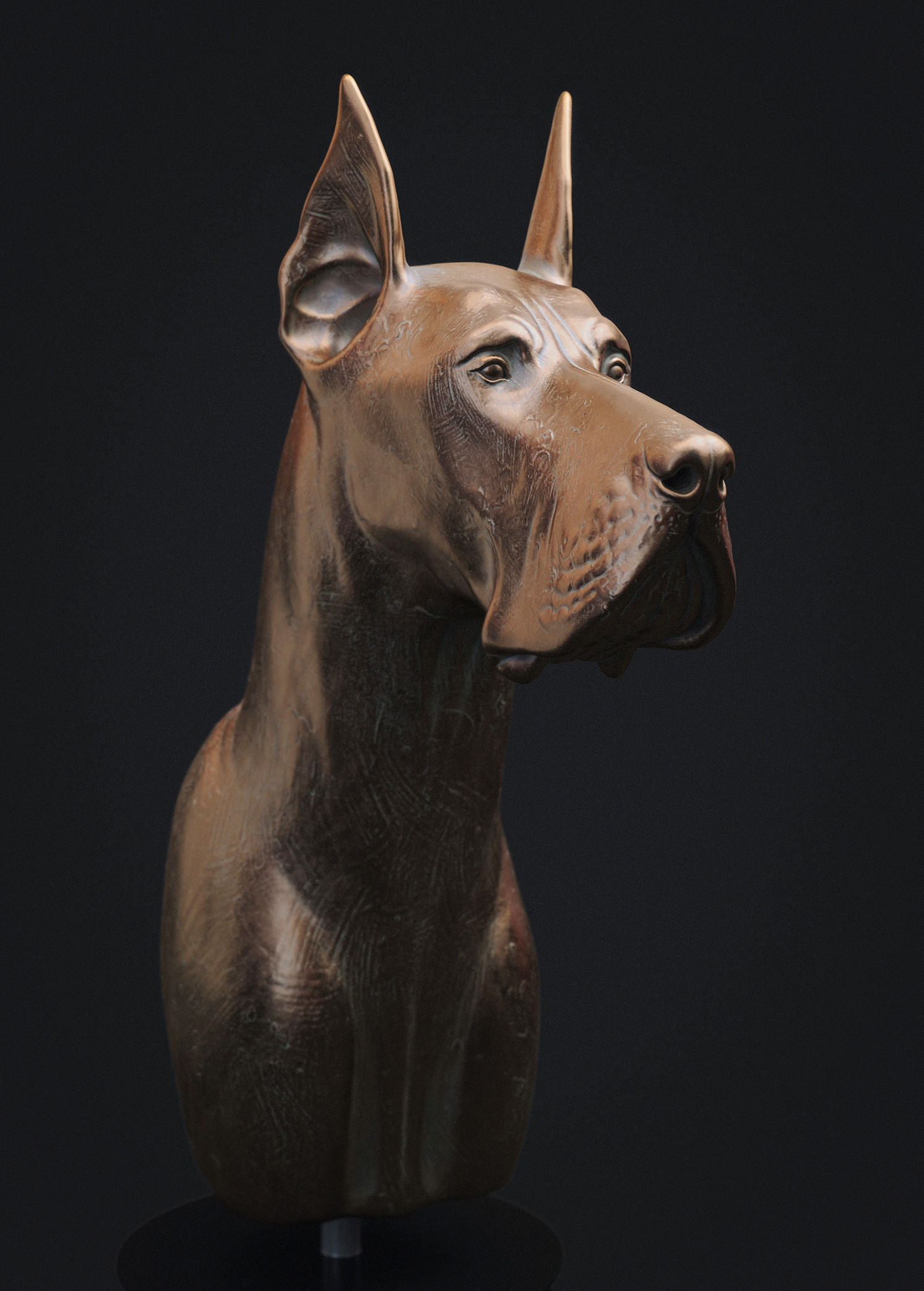 ArtStation dog sculpture Resources