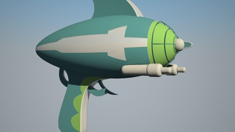 Raygun 3D model