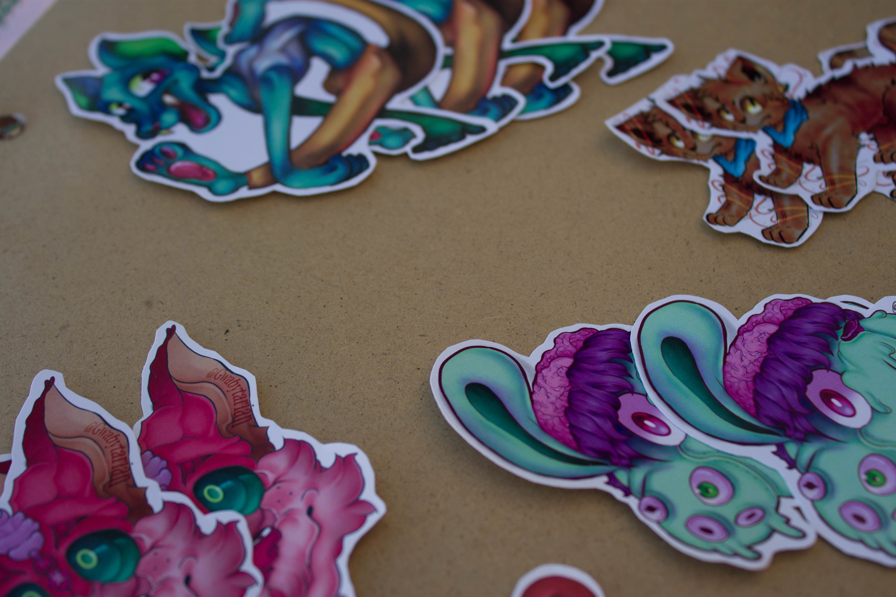 Digital Drawing Stickers for Sale