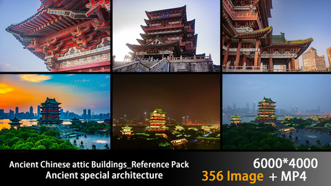 Ancient Chinese attic Buildings_Reference Pack