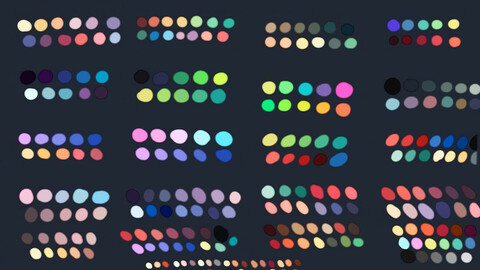 Color Palette 59 for Clip Studio Paint and Ex