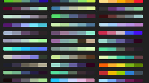 Color Palette 61 for Clip Studio Paint and Ex