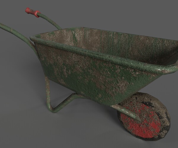 ArtStation Wheelbarrow Game Assets