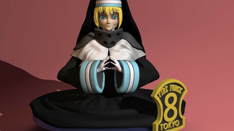 Airisu (Fire Force)  3d print model