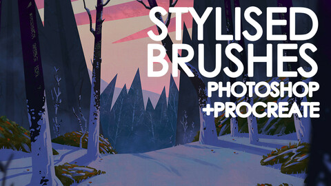 Stylised Brush Set - Photoshop + Procreate