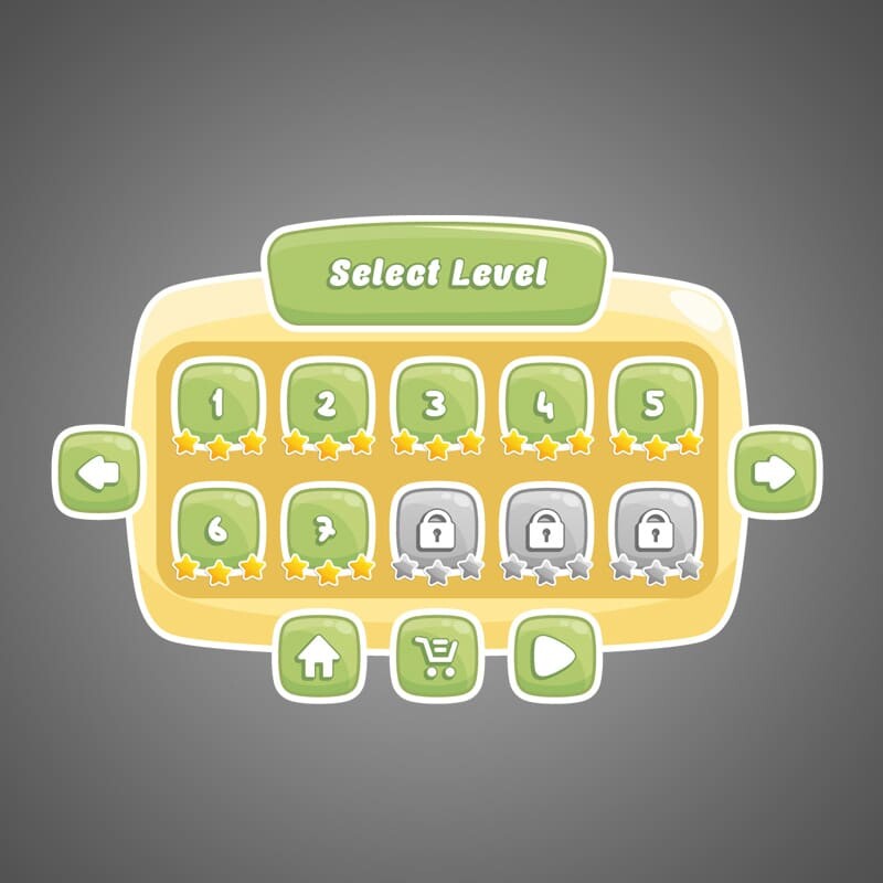 TokeGameArt - Classic Themed Game GUI