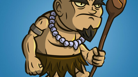 The Shaman 2D Character Sprite