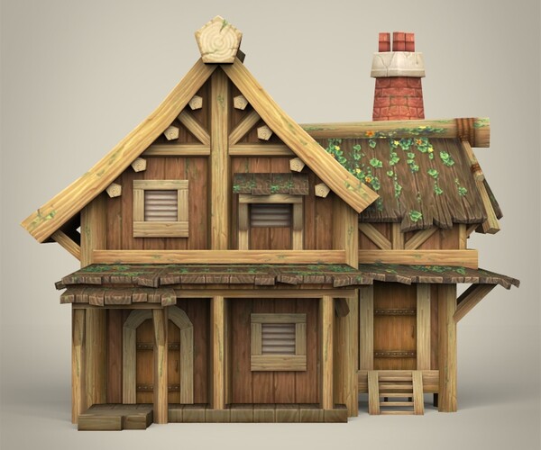 Games Ada - How to build a Modern Wooden House in