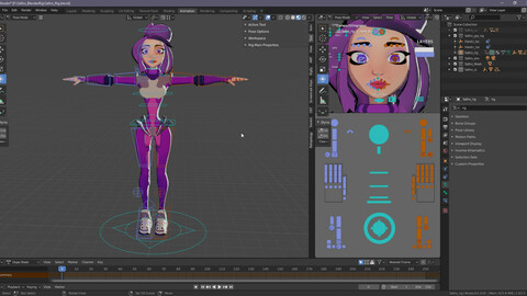 Safiro Rig for Blender 2.8+