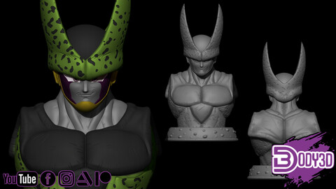 Cell Bust 1/1 Scale - Dragon Ball