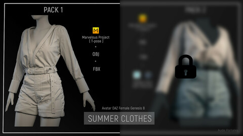 MD Summer Clothes outfit : Pack1 1