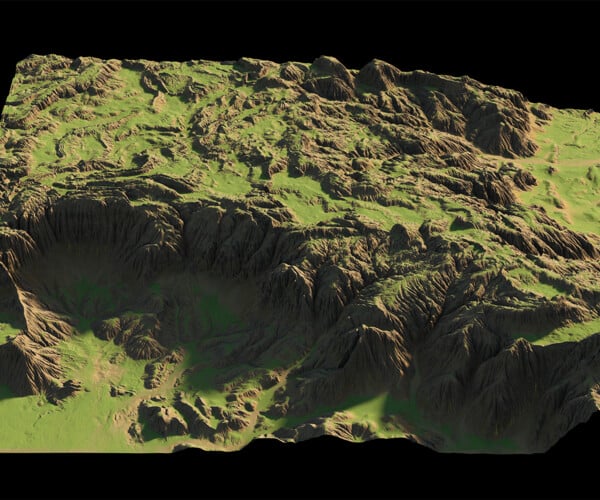 ArtStation - Green Hills Landscape Pack 8K 01 | Resources