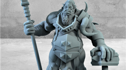 ORC lord !! STL files for 3D printing .
