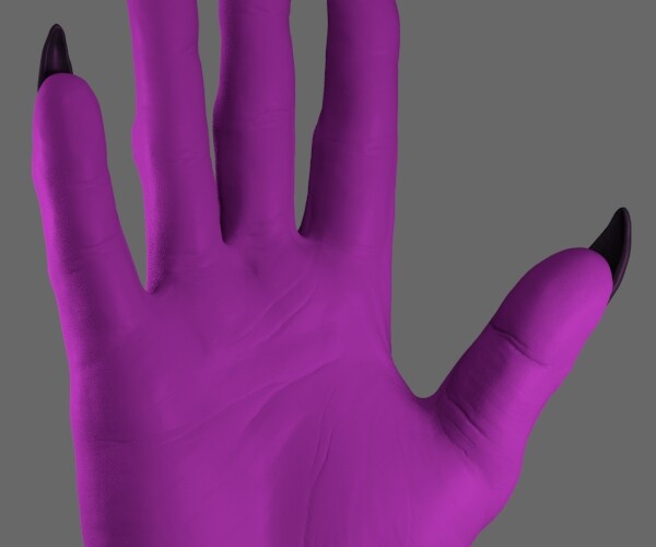 ArtStation - Hand Demon BaseMesh | Resources