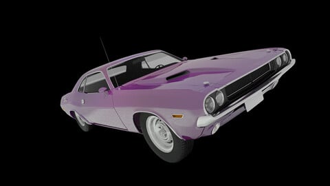 Modular Muscle Car (OBJ / Blend)