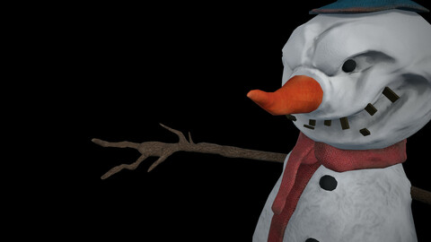 Creepy Snowman - Nightmare Monster