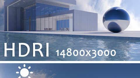 Spherical HDRI map 45