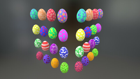 4 Sets Easter Eggs