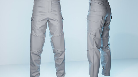 Semi Tactical Pants 3D model
