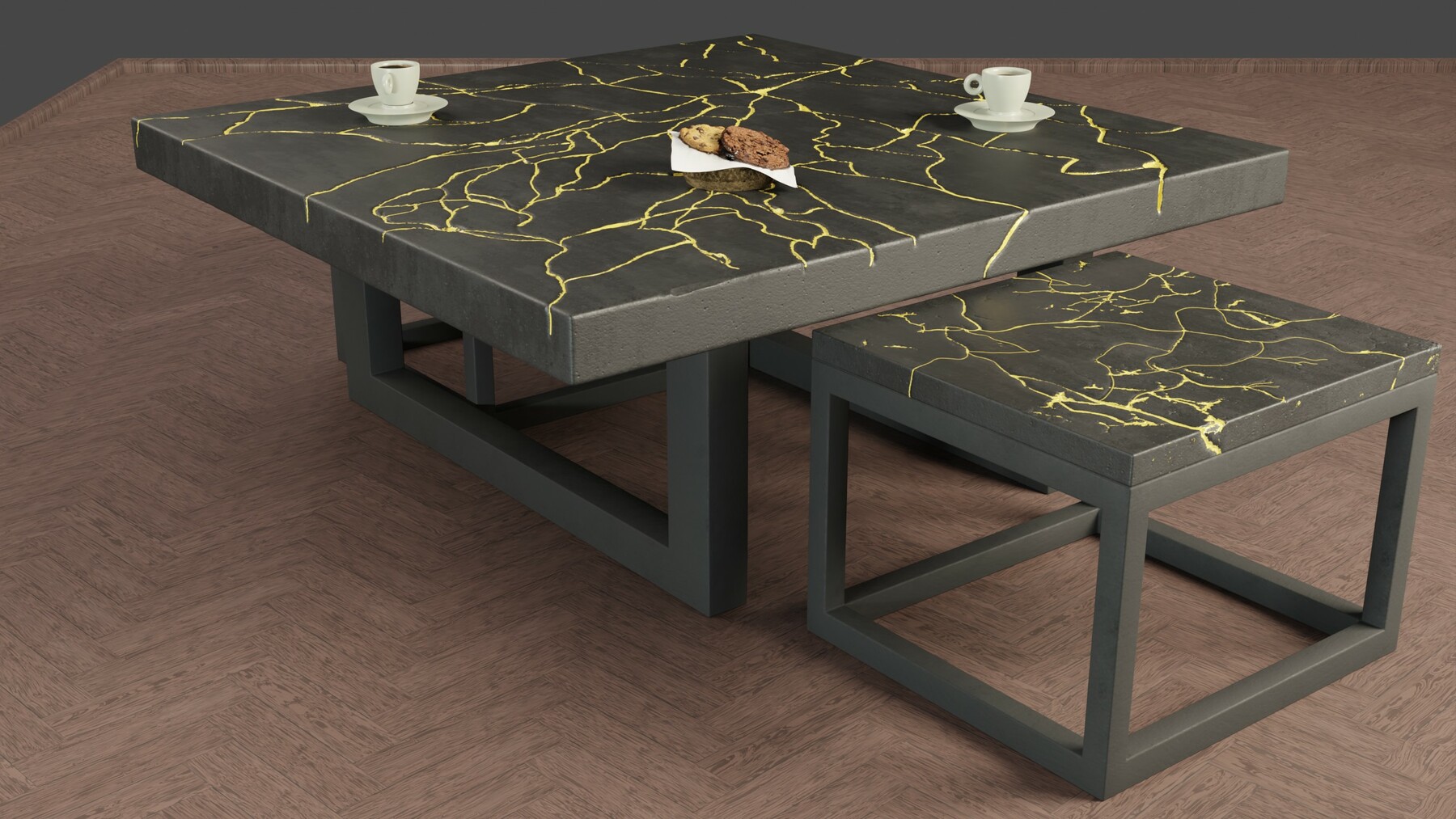 Kintsugi coffee clearance table