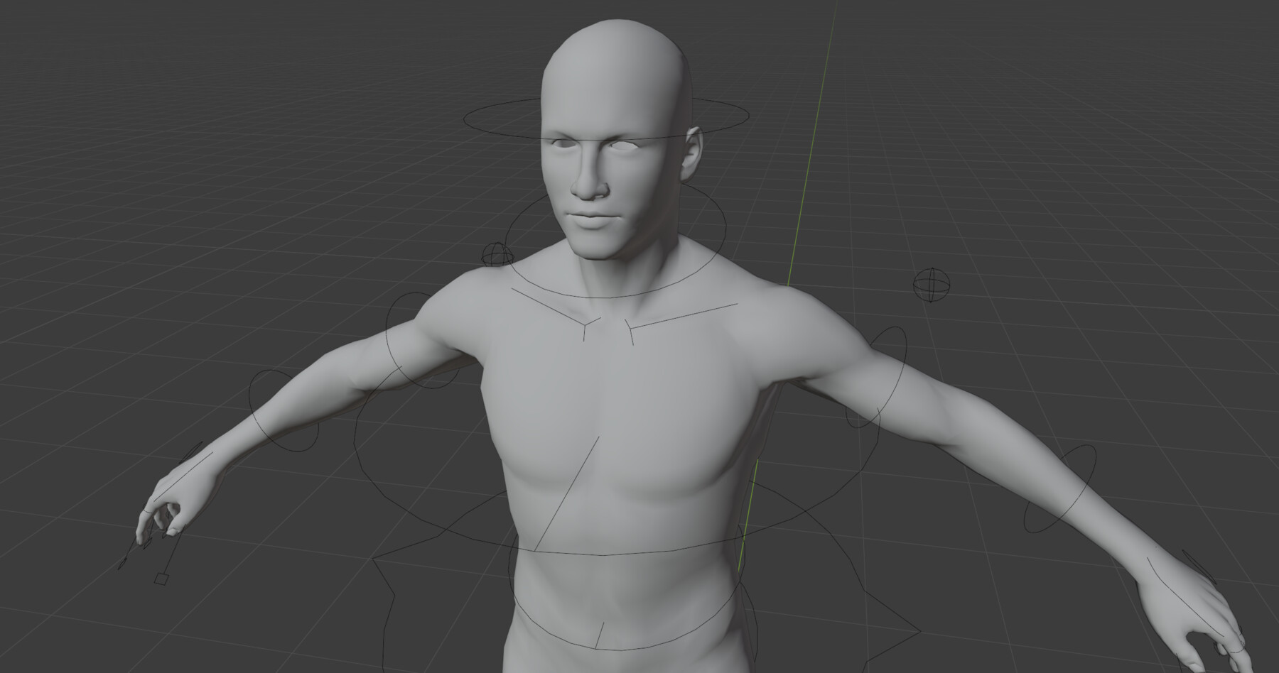 3d Model Fully Rigged Male Base Mesh With Face Rig Fo - vrogue.co