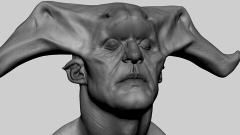 Fantasy Creature Head 04